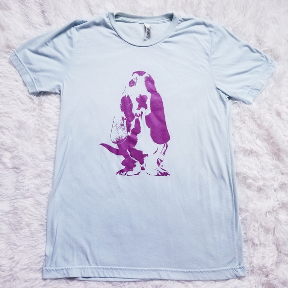 Hush Puppy Logo Print Crewneck T-Shirt - Picture 1 of 4